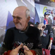Dr. Ullrich ran away fast from the champagne spray on the podium. Screencap via WEC